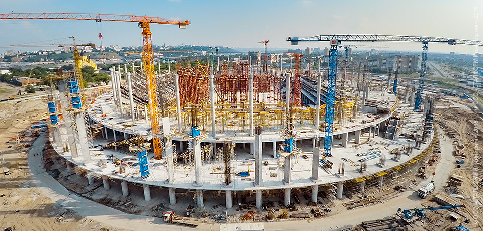 STALFORM's Formwork for the construction of the stadium for the World Cup in 2018 in Nizhny Novgorod