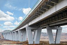 Мост-эстакада на автостраде М-4 «Дон»